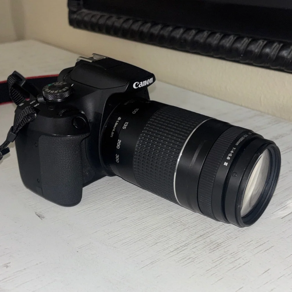 Canon EOS Rebel T7 DSLR Camera - Black